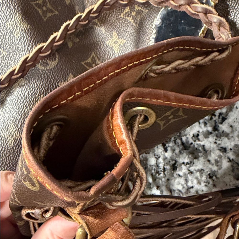 Louis Vuitton Brown Monogram Fringe Bucket Hobo - Picture 16 of 16